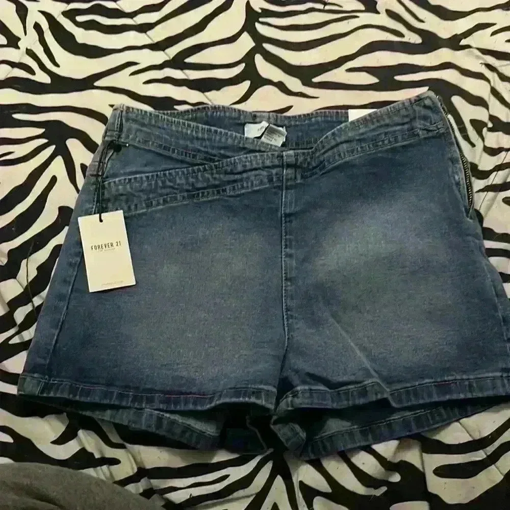 Dark Denim Shorts